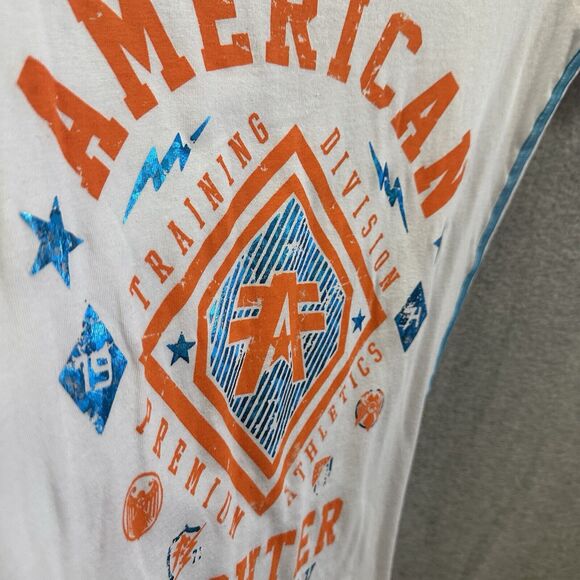 American Fighter Shirt Womens Small Kendall Raglan Short Sleeve Graphic Logo - Picture 5 of 8